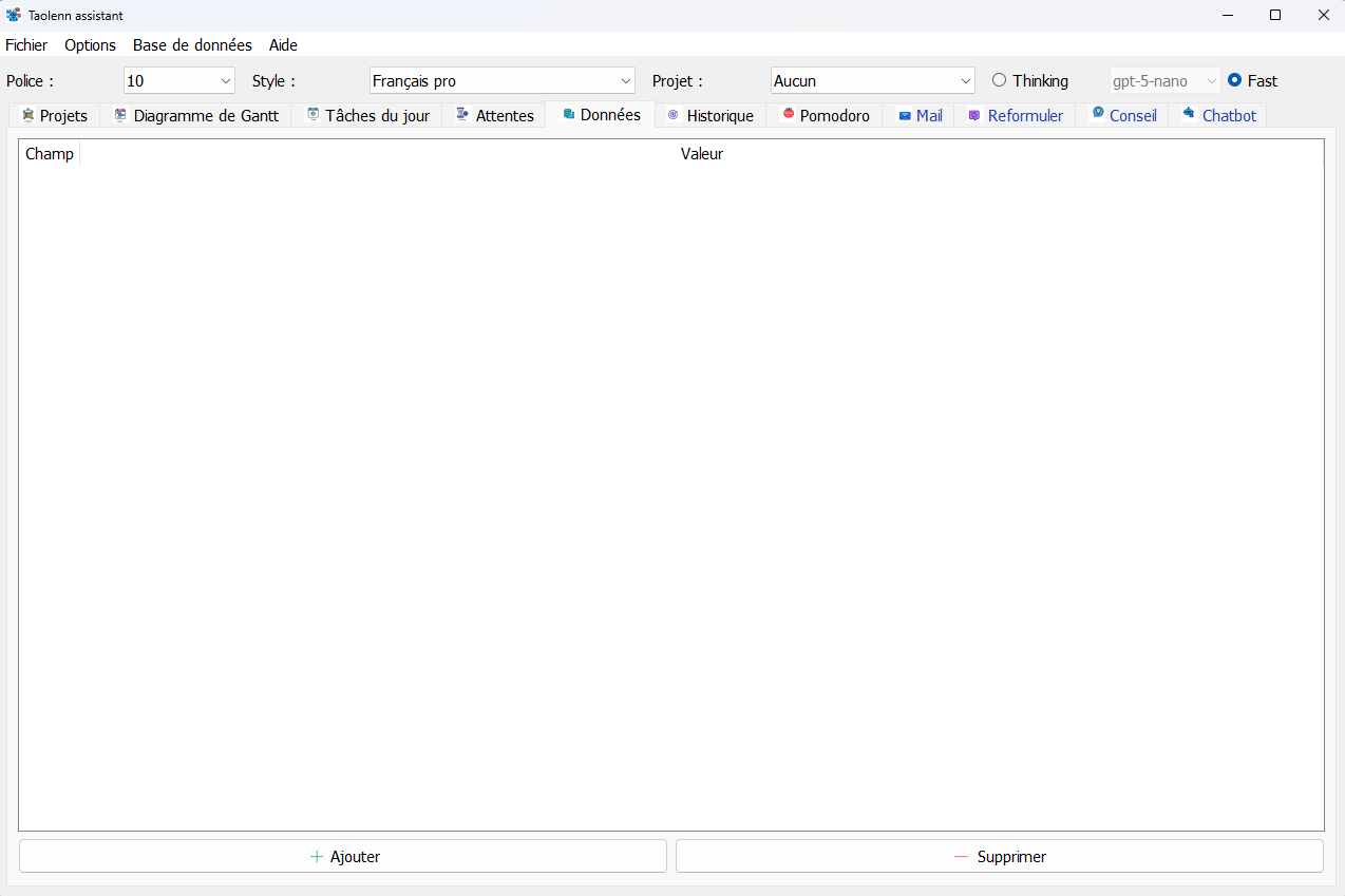 Ressources et bases de données